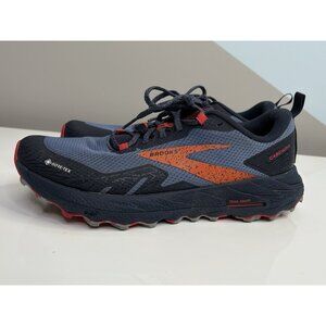 Brooks Cascadia 17 GTX Gore-Tex Womens 11 Running Shoes Navy Bittersweet 1203911
